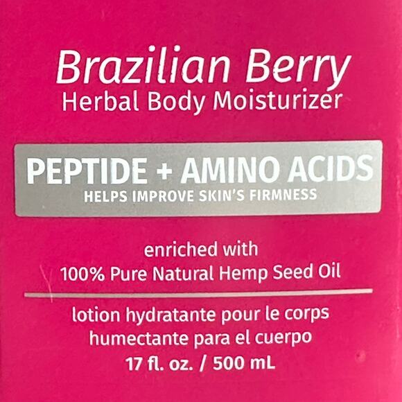 Hempz BRAZILIAN BERRY Body Moisturizer Lotion - Sealed 17 oz / New 2025 Edition - Picture 2 of 6